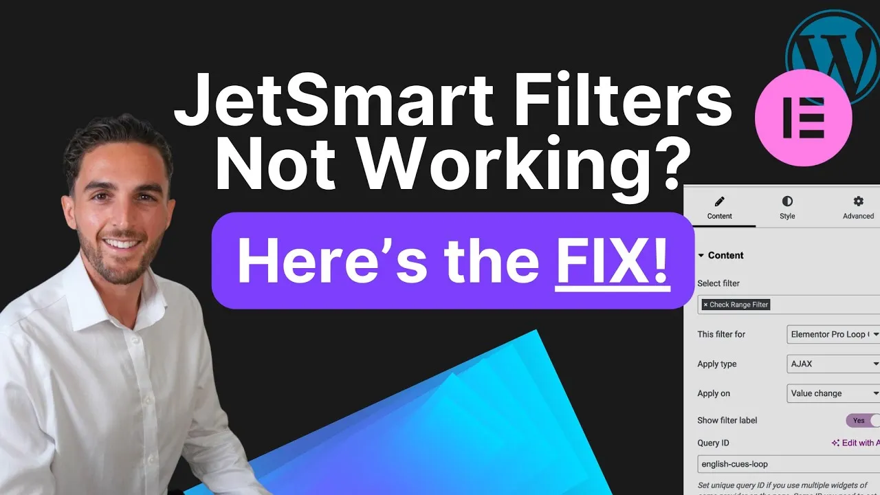 Fix for Jet Smart Filters Not Filtering on Elementor and WordPress Products