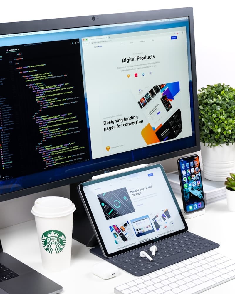 A desk with planning materials representing how to evaluate and choose the best marketing agencies in Essex