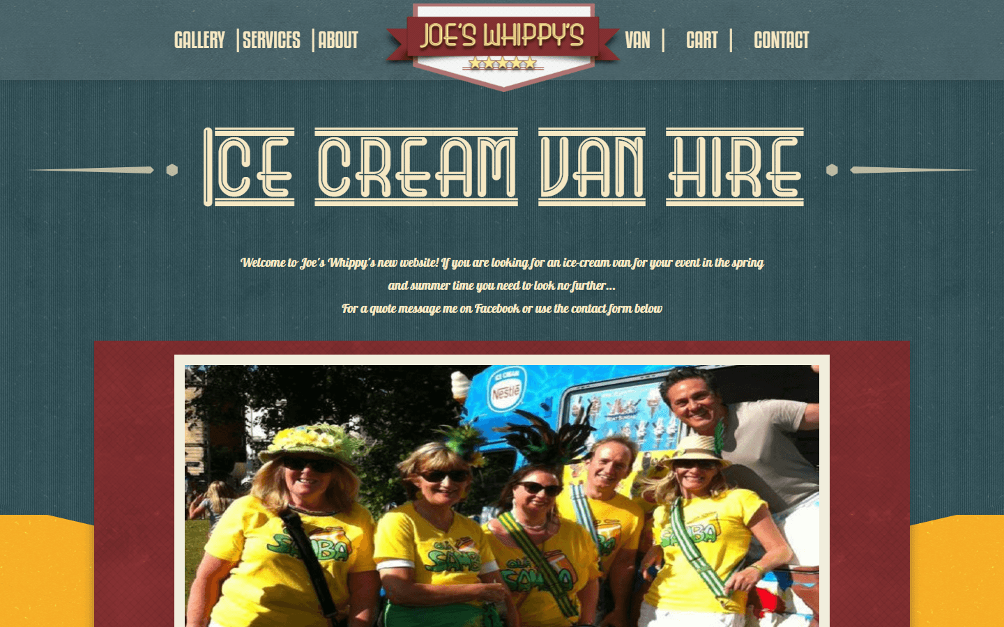 Joe's Whippy: Web Design for an Ice Cream Business