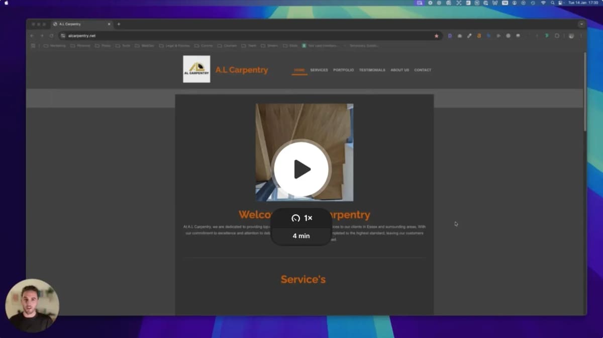 Plumber under sink for SEO for plumbers page