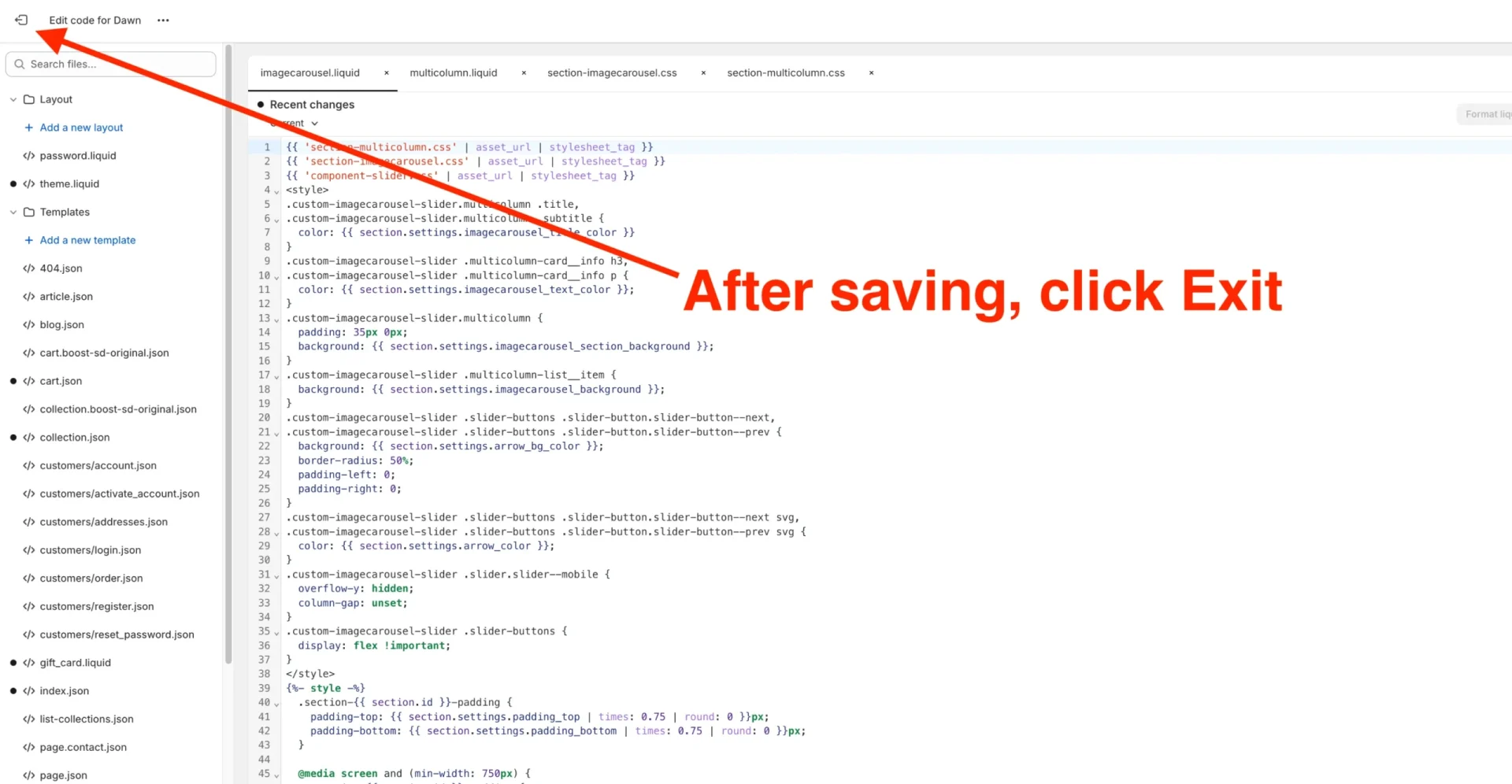 Shopify tutorial screenshot step 26