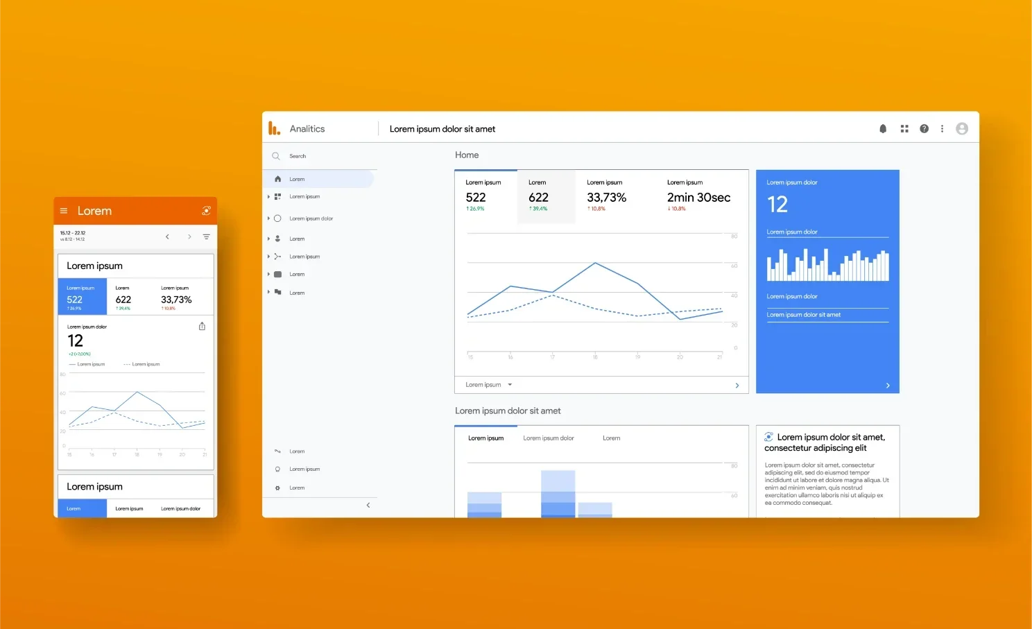 google analytics dashboard