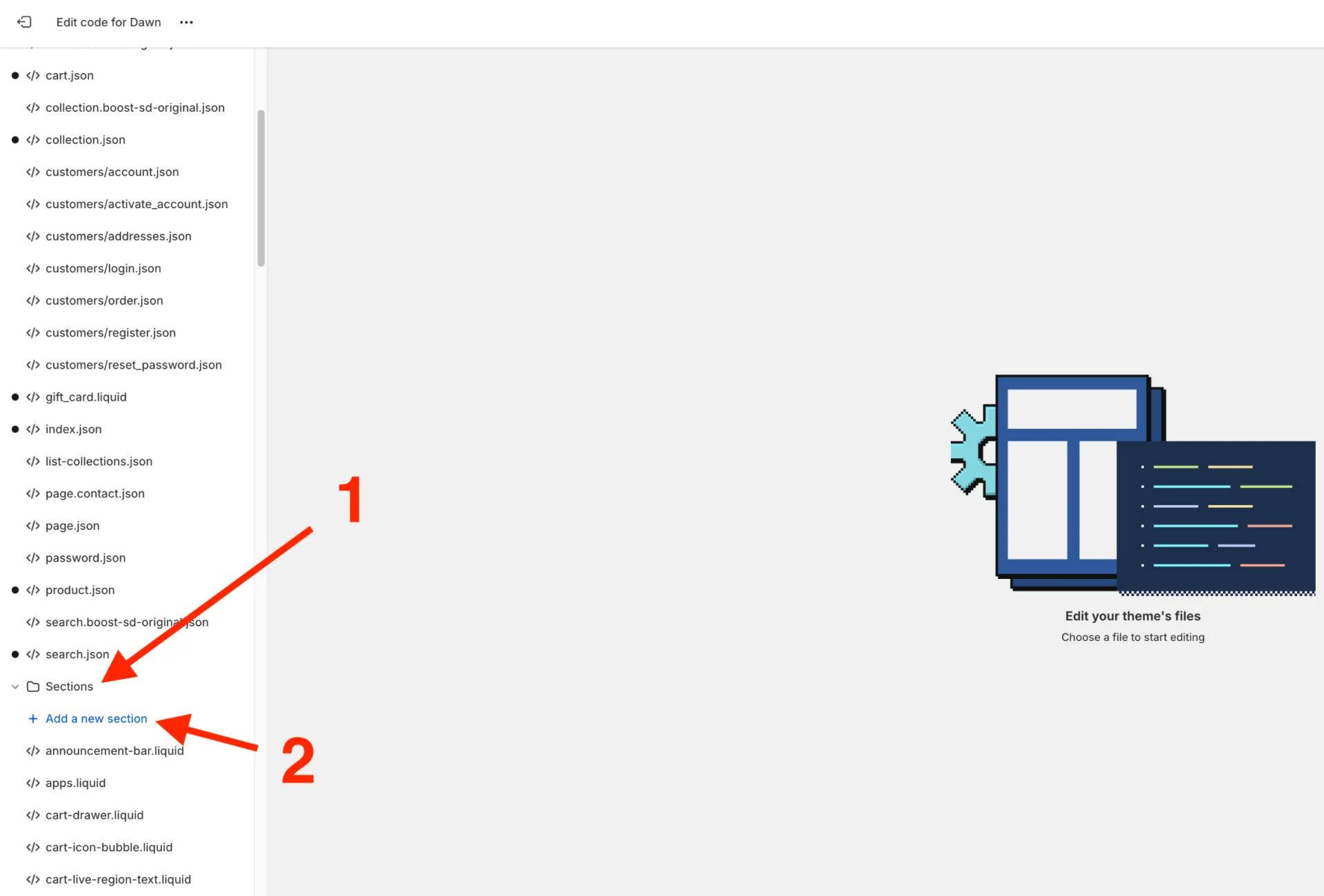 Shopify Image Carousel Tutorial Screenshot Step 2